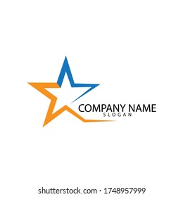 Star Logo Template vector icon illustration design