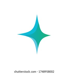 Vektorgrafik-Design der Star-Logo-Vorlage