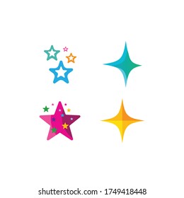 Star Logo Template vector icon illustration design