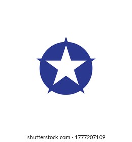 Vektorgrafik-Design der Star-Logo-Vorlage