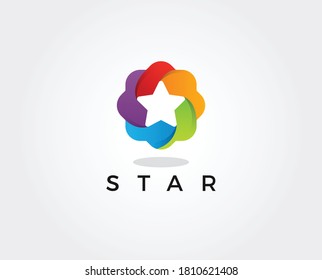Star Logo Template vector icon illustration design