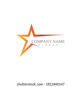 Star logo template vector icon illustration design
