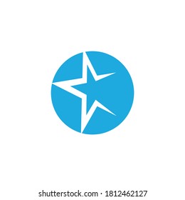 Star logo template vector icon illustration design
