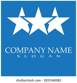 Star logo template vector icon illustration design