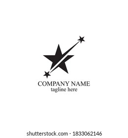 Diseño de ilustración de icono de la plantilla de logotipo de estrella