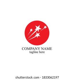 Diseño de ilustración de icono de la plantilla de logotipo de estrella