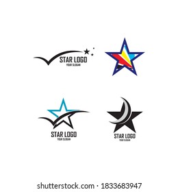Vektorgrafik-Design der Star-Logo-Vorlage
