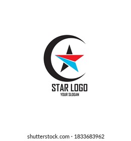 Star Logo Template vector icon illustration design
