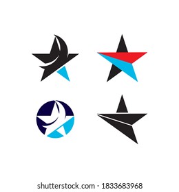 Star Logo Template vector icon illustration design
