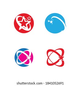 Star Logo Template vector icon illustration design
