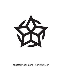 Star Logo Template vector icon