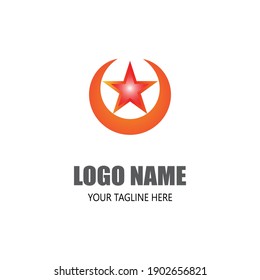 Diseño de ilustración de icono de la plantilla de logotipo de estrella