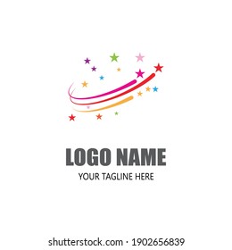 Design des Sterne-Logos, Vektorsymbol