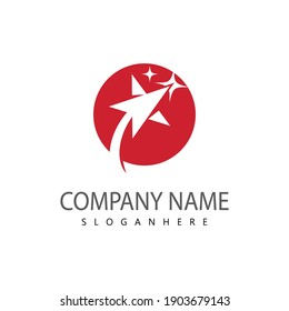 Star logo template vector icon illustration design