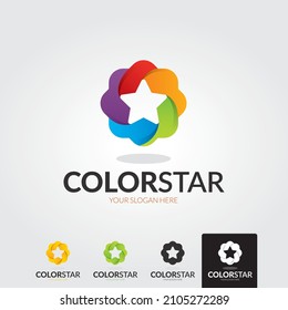 Star Logo Template vector icon illustration design