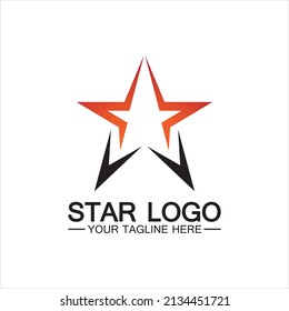 star logo template vector icon illustration design-vector