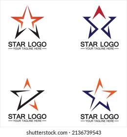 plantilla de logotipo de estrella ilustración de icono de vectores diseño vectorial