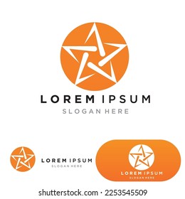 star logo template vector icon illustration design-vector