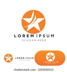plantilla de logotipo de estrella ilustración de icono de vectores diseño vectorial
