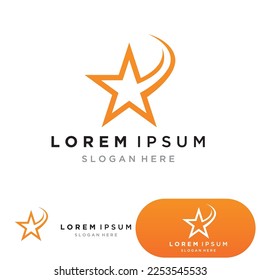 plantilla de logotipo de estrella ilustración de icono de vectores diseño vectorial