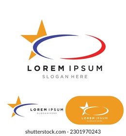 star logo template vector icon illustration design-vector