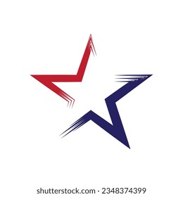 Diseño de icono de la plantilla de logotipo estrella