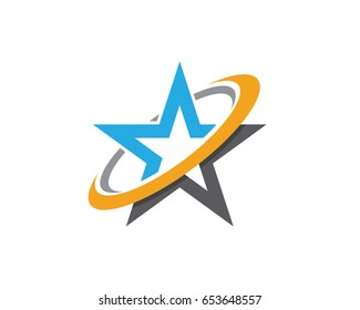 Ca Letter Star Symbol Vector Design Stock Vector (Royalty Free ...