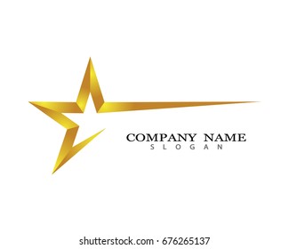 Star Logo Template vector icon illustration design