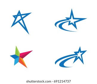Star Logo Template vector icon illustration design