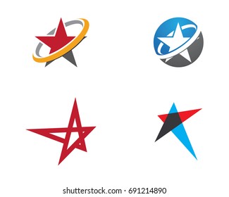 Star Logo Template vector icon illustration design