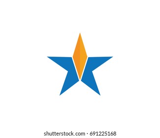 Star Logo Template vector icon illustration design