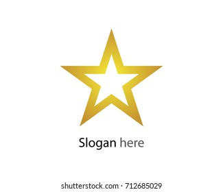 Star logo template vector icon illustration design