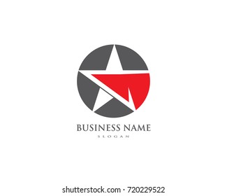 Star Logo Template vector icon illustration design
