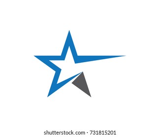 Vector Logo Design Star Dynamic Star Stock Vector (Royalty Free) 1022671336