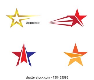 Star Logo Template vector icon illustration design
