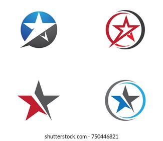 Star Logo Template vector icon illustration design