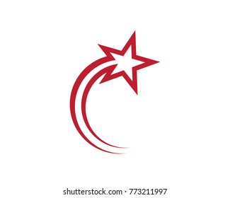 Star logo template vector icon illustration design