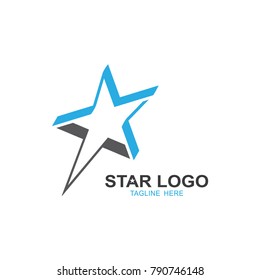 Star logo template. vector icon illustration