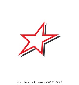 Star logo template. vector icon illustration
