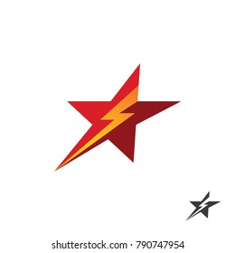 Star logo template. vector icon illustration