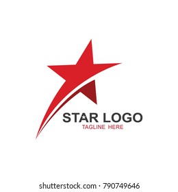 Star logo template. vector icon illustration