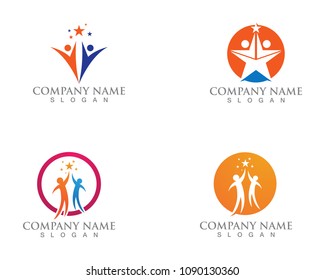 Star Logo Template vector icons illustration design