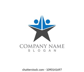 Star Logo Template vector icons illustration design