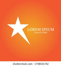 Diseño de ilustración vectorial de plantilla de logotipo de estrella