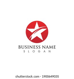 Star logo Template vector illustration design