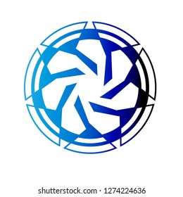 star logo with unique character