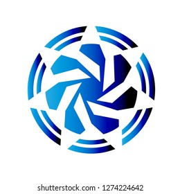 star logo with unique character
