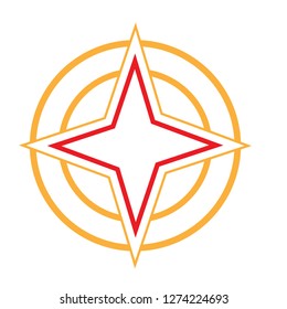 star logo with unique character