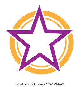 star logo with unique character
