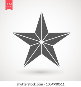 Star logo vector , black favorite web symbol. Star Icon vector. Simple flat symbol . Perfect pictogram illustration on white background